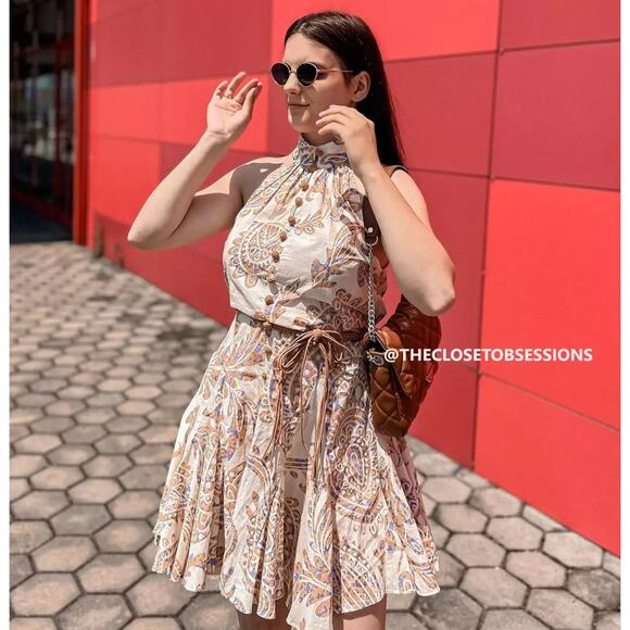 ZARA BLOGGER FAVE!!! High Collar Short Dress NWT - Picture 13 of 16